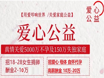 石鼓捐卵助孕生子 爱心志愿者招募